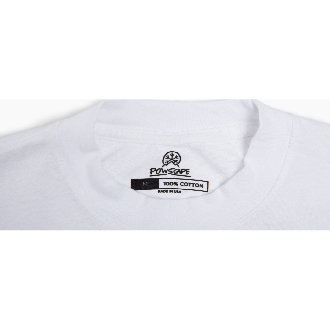 Champagne Pow Heavyweight Tee (White)