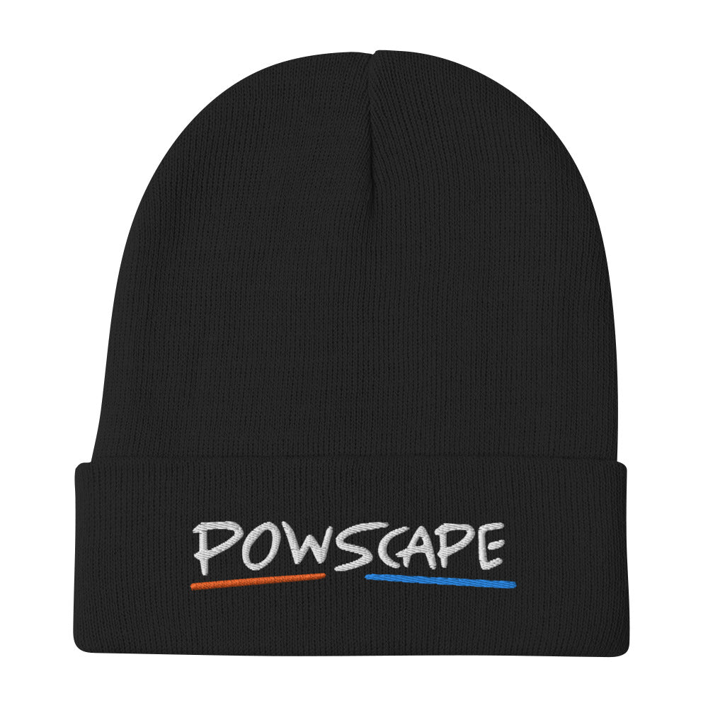 Powscape Embroidered Beanie