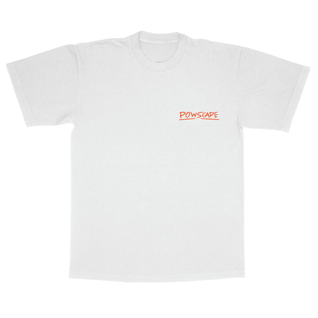 Champagne Pow Heavyweight Tee (White)